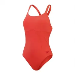 SPEEDO Damen Schwimmanzug SPDSCU X BCK 1PC AF RED, Watermelon, 38