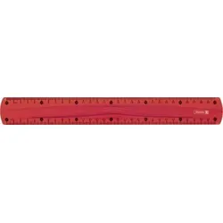 BRUNNEN 104973023 Lineal 30 cm rot