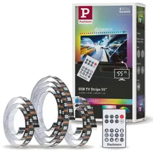 Paulmann EntertainLED USB LED Stripe 2m RGB dimmbar, für 55 Zoll Fernseher