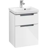 Villeroy & Boch Waschtischunterschrank 2 Auszüge 44 x 59 x 35,2 cm Glossy White