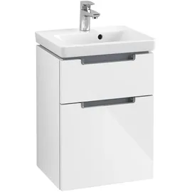 Villeroy & Boch Waschtischunterschrank 2 Auszüge 44 x 59 x 35,2 cm Glossy White