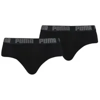 Puma Basic Slips black/black M 2er Pack