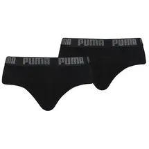 Puma Basic Slips black/black M 2er Pack