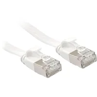 Lindy 47544 RJ45 Patchkabel CAT 6a U/FTP 5.00m Weiß mit Rastnasenschutz 1St.