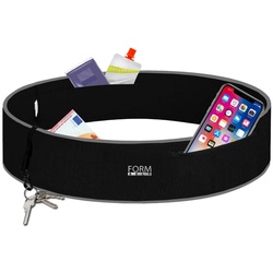 Formbelt Laufgürtel Sport-Bauchtasche mit Reißverschluss Laufgürtel für Handy Lauftasche Bauchtasche, Reißverschluss, Laufgürtel für Handy, Lauftasche schwarz XL