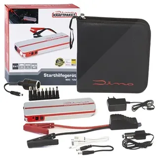 Dino Kraftpaket Schnellstartsystem 136102 Starthilfestrom (12 V)=300A 12 V-Ausgang 2x, USB-Steckdose