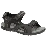 GEOX Uomo Strada Sandalen Black / Stone 43