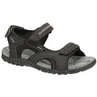 GEOX Uomo Strada Sandalen Black / Stone 43