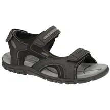 GEOX Uomo Strada Sandalen Black / Stone 43