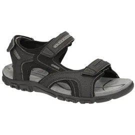 GEOX Uomo Strada Sandalen Black / Stone 43