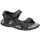 GEOX Uomo Strada Sandalen Black / Stone 43