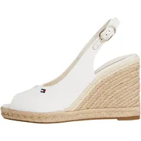 Tommy Hilfiger Flag High Wedge Espad Slingback Damen Ecru 40