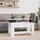 furnicato Couchtisch Höhenverstellbar Weiß Holzwerkstoff 101 x 49 x 52 cm