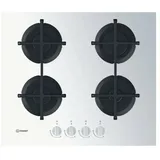 Indesit ING61T/WH Ebene Kochen 60 CM 4 Brenner Gas Glas Weiß