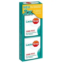 Lactostop 3.300 FCC Tabletten Klickspender 2X100 St