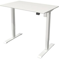 Kerkmann Move 1 elektrisch höhenverstellbarer Schreibtisch weiß rechteckig, T-Fuß-Gestell weiß 100,0 x 60,0 cm