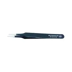 Präzisions-Pinzette ZP 15 0 14 ESD gerade abgerundet glatt 120mm - schwarz