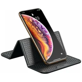 Baseus Folding Bracket Antiskid Pad Selbstklebend Smartphone Halterung Schwarz