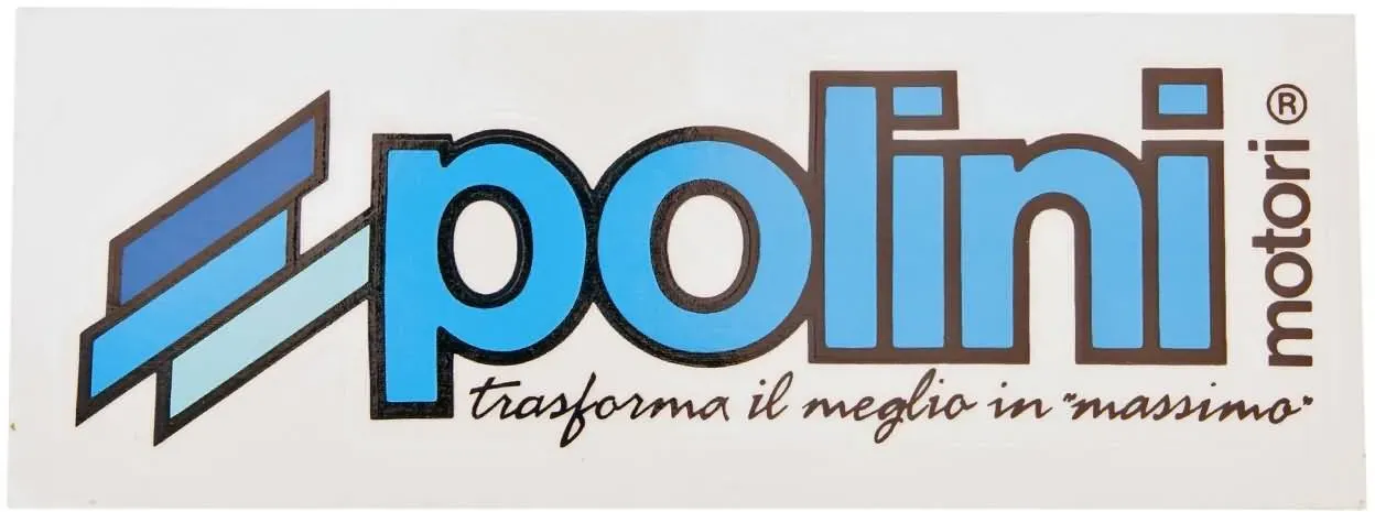 Aufkleber Polini PVC 100x34cm