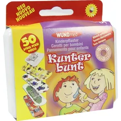 Kinderpflaster Kunterbunt 50 St
