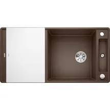 Blanco Axia III XL 6 S-F cafe + Excenterbetätigung + InFino + Glasscheidbrett
