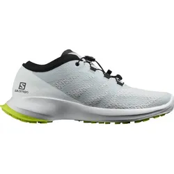 SALOMON Herren Trailrunningschuhe SENSE FLOW, Illusion Blue/White/Safety Yellow, 46