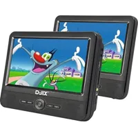 D-JIX Portable Dvd-player Djix Pvs906-50sm 9" - Doppeldisplay - Akkulaufzeit 2h - Schwarz