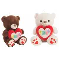 CREACIONES LLOPIS Plüschbär Cuadri Love 85 cm - Braun