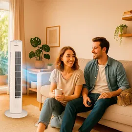 Medion E11 TF Turmventilator 45 cm Weiß