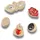 Crocs JibbitzTM Schuhanstecker 5-tlg. Gold
