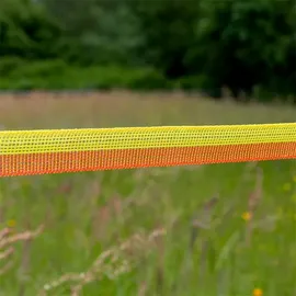 VOSS.farming Elektrozaunband 200 m 20 mm gelb-orange
