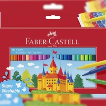 Faber-Castell Filzstifte Castle 50er Kartonetui