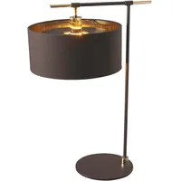 Elstead Lighting Elstead Lighting, Tischlampe, Balance Tischleuchte E27 Braun/Poliertes