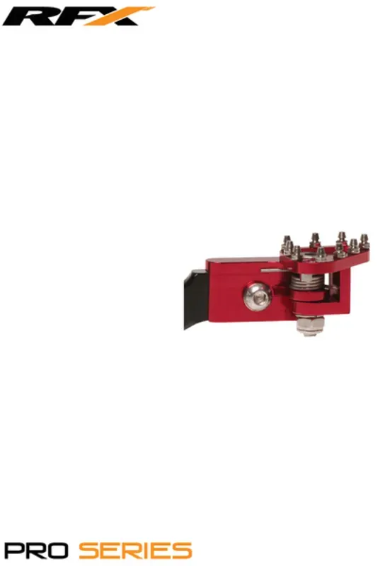RFX Bremshebel hinten CNC flexible Ersatzspitze Pro (Rot)