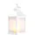 Lunartec Laterne Glas 7,0 cm inkl. LED-Lampe weiß