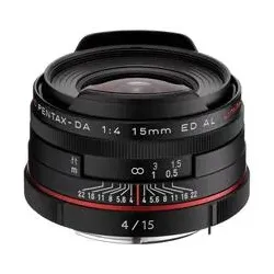 Pentax 15mm 1:4,0 ED AL Limited HD DA Schwarz | ✔️ 5 Jahre Garantie