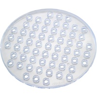 WENKO Runde Spülbeckeneinlage Kristall, schützt vor Kratzern an Geschirr & Spülbecken, reduziert Wasserspritzen & verhindert Wasserstau, robuster, pflegeleichter Kunststoff, Ø 31 cm, Transparent