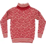 Devold of Norway Rollkragenpullover Hindberry / Offwhite M