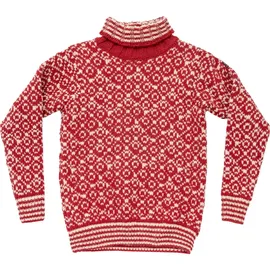 Devold of Norway Rollkragenpullover Hindberry / Offwhite M