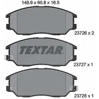 Textar Bremsbelagsatz, Scheibenbremse