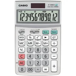 CASIO Tischrechner JF-120ECO silber