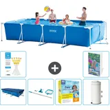 Rechteckiger Frame Pool - 450x220x84 Cm - 7-teilig  S91