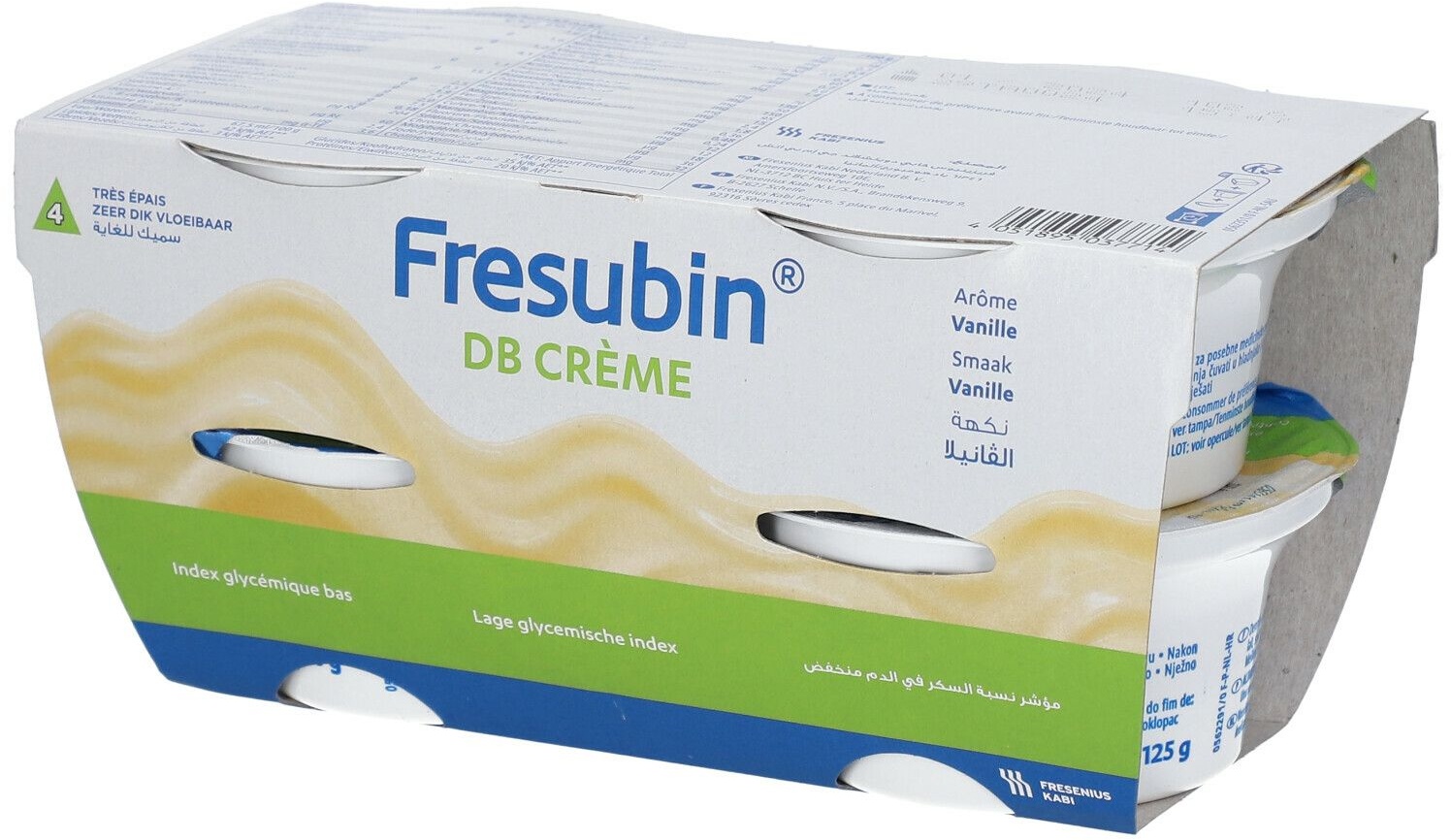 Fresubin® DB Crème saveur vanille 4x125 g crème