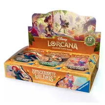 Ravensburger Disney Lorcana Unbekannte Wildnis Display mit 24 Booster Packs