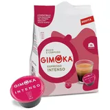 Gimoka Kaffeekapseln Espresso Intenso Kaffeemischung, Intensität 12/13-64 Kapseln Kompatibel mit Kaffeemaschinen der Marke Nescafè* Dolce Gusto*, 64 Stück (4 x 16 Getränke), Hergestellt in Italien