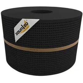 zaunzu® Sichtschutzstreifen 50 m x 19 cm schwarz PP