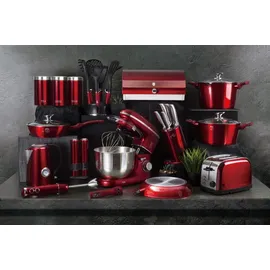 Berlinger Haus BH/1256N Metallic Line Burgundy Kasserolle in Rot mit Deckel Topf Durchmesser 20 cm