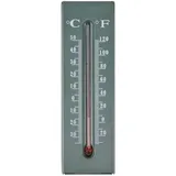 esschert design Fensterthermometer Thermometer mit Schlüsselversteck Versteck für Schlüssel Ablage grün, Thermometer Schlüsselversteck grün