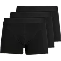 JACK & JONES JACWAISTBAND TRUNKS 3 PACK NOOS«, 3 Stk., Schwarz