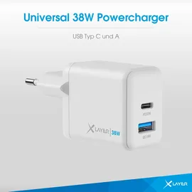 Xlayer Powercharger USB Typ C, White